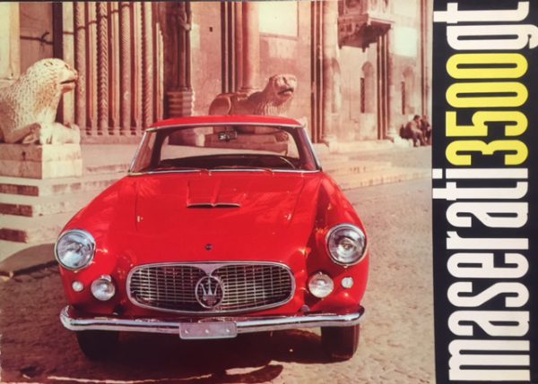 1962 Maserati 3500GT brochure