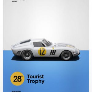 1962-3 Ferrari 250 GTO Goodwood Tourist Trophy posters
