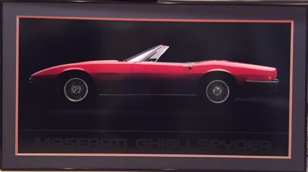 1970 Maserati Ghibli Spyder poster