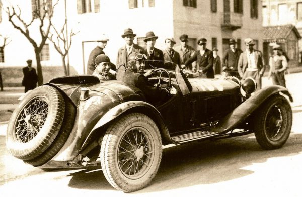 Baconin Borzacchini and Amedeo Bignami on a Alfa Romeo 8 C 2300 Baconin Borzacchini and Amedeo Bignami on a Alfa Romeo 8 C 2300