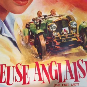 1962 La Merveilleuse Anglaise ('The Fast Lady') movie poster