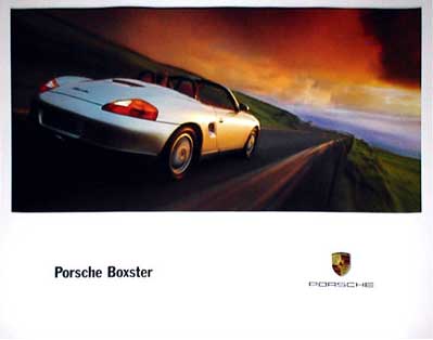 1996 Porsche Boxster showroom poster