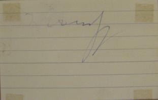 1950s Piero Taruffi signature cut