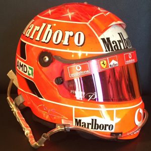 2005 Michael Schumacher Ferrari helmet - Imola