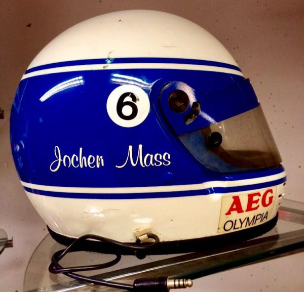 1989 Jochen Mass Le Mans win helmet