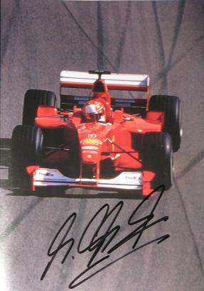 2001 Australian GP at Melbourne multi-signed program
