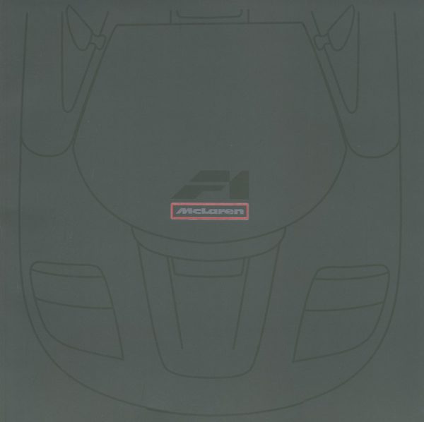 1992 McLaren F1 soft cover sales brochure