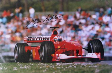 2000 Rubens Barrichello signed photo