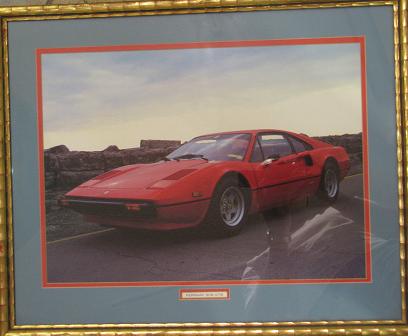 1978 Ferrari 308GTB poster / photo framed