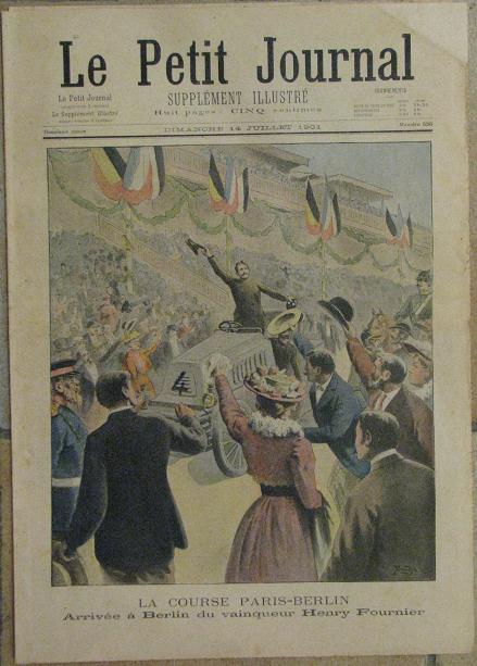 1901 Le Petit Journal newspaper (Paris - Berlin)