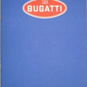 1937 Bugatti Type 57 deluxe brochure