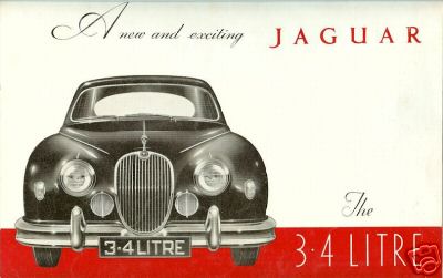 1959 Jaguar 3.4 Litre brochure