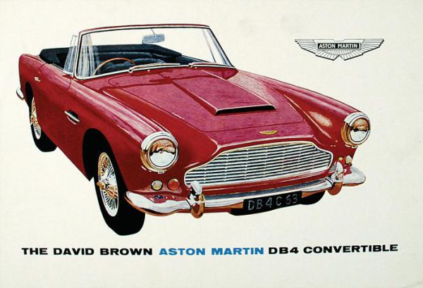 1961-3 Aston Martin DB4 Convertible brochure