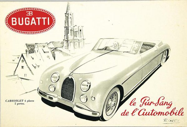 1952 Bugatti Type 101 brochure