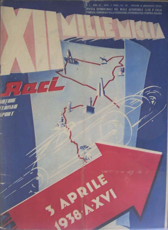 1938 Mille Miglia magazine