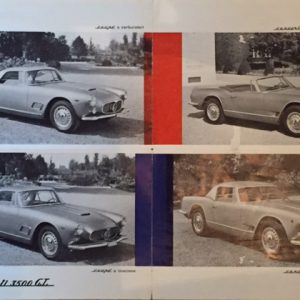 1963 Maserati 3500GT brochure