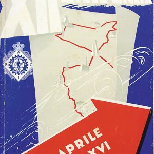 1938 Mille Miglia race program