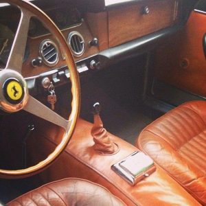 1959-1965 Ferrari 250 GT leather key fob