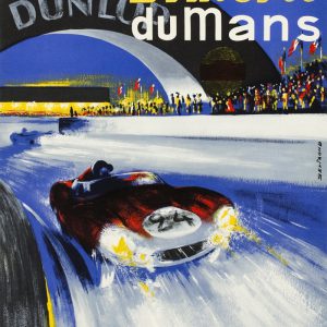 1958 Le Mans 24 hours poster