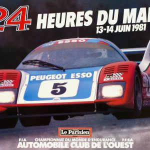 1981 Le Mans 24 hours poster