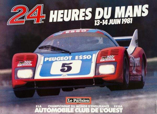 1981 Le Mans 24 hours poster