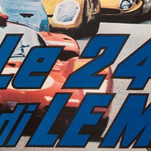 1971 'Le Mans' movie poster - huge format Italian