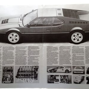 1978 BMW M1 sales brochure