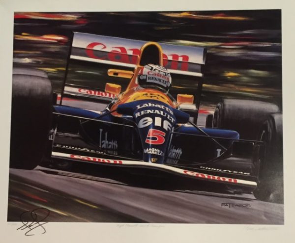 1992 - Nigel Mansell - World Champion - signed