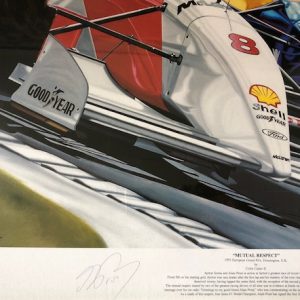 1993 - Mutual Respect print signed by Prost