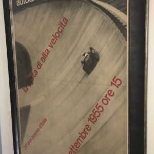 1955 Italian GP at Monza poster