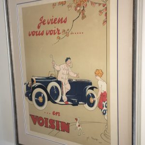 1922 Voisin Automobiles poster