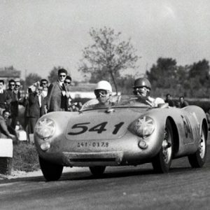 1955 Porsche Factory Mille Miglia poster