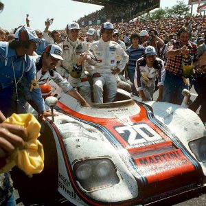 1976 Porsche Factory Le Mans victory poster