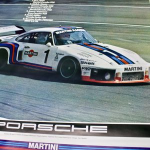 1976 Porsche Factory Dijon victory poster