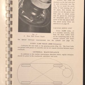 1960 Aston Martin DB4 / DB4 GT owner's manual