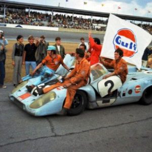 1971 Porsche Factory Daytona 24 Hrs poster
