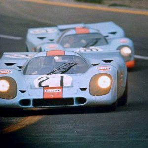 1971 Porsche Factory 1000KM of Spa poster