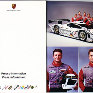1998 Porsche 911 GT1 press kit