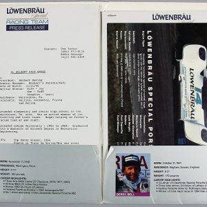 1985 Porsche Team Lowenbrau press kit
