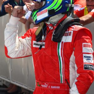 2008 Felipe Massa Ferrari race helmet