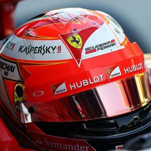 2014 Kimi Raikkonen Ferrari original helmet