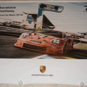 2018 Le Mans Porsche factory poster