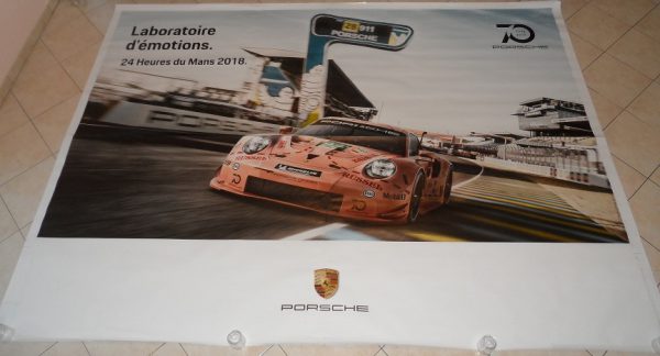 2018 Le Mans Porsche factory poster