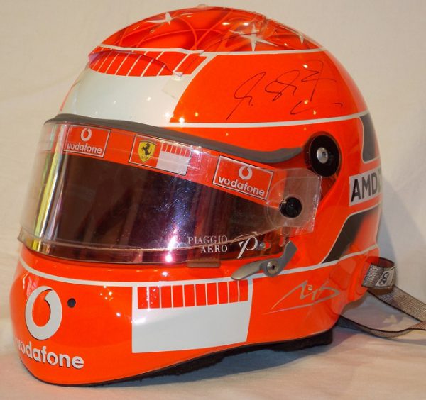 2005 Michael Schumacher original Ferrari race helmet
