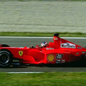 2000 Ferrari F1-2000 engine cover ex- Michael Schumacher