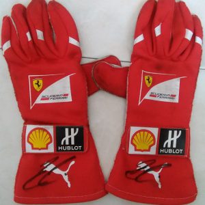 2017 Kimi Raikkonen Monaco GP signed and used gloves