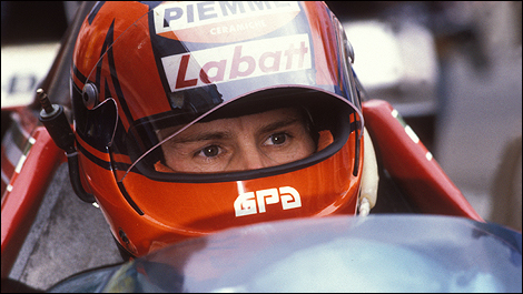 1982 Ferrari Gilles Villeneuve GPA replica helmet