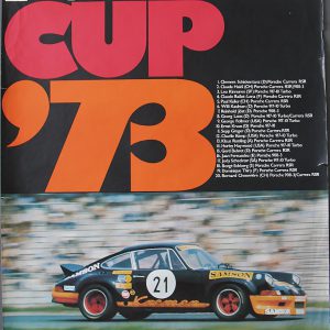 1973 Porsche Factory Porsche Cup poster