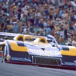 Lexington, Mid-Ohio, USA. 12th August 1973. Rd 4.Mark Donohue (Porsche 917/30 TC), 1st position, action.World Copyright: LAT Photographic.Ref: Colour Transparency.