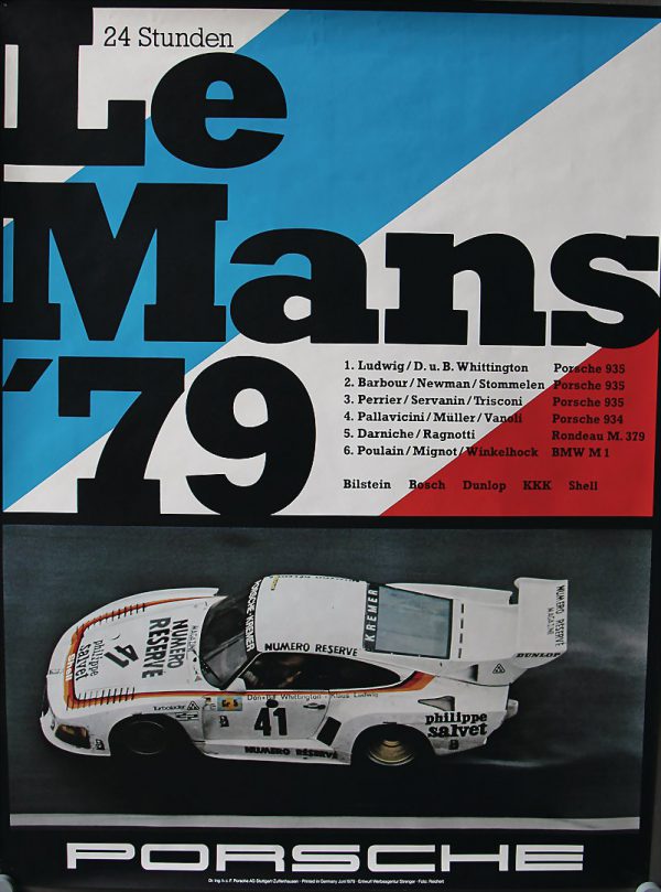 36 27x40in Art Print F-641 1979 Rod  Le mans 79 vintage car Hot Poster 